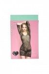MINI ROBE NOIRE 7065 - RIMES - S/M/L