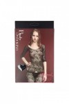 BODYSTOCKING NOIR 7074 - RIMES - S/M/L