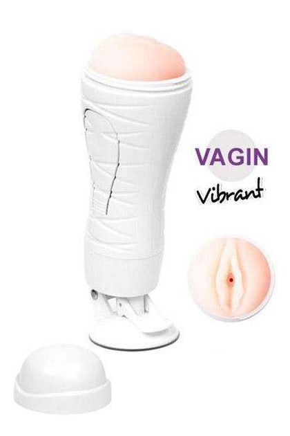 Masturbateur vagin à ventouse vibrant - Love Shop Avenue