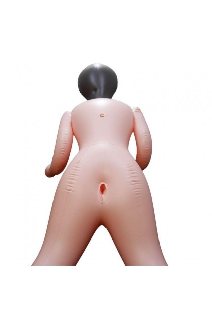 Poupée gonflable bresilienne avec 3 trous et vrai visage 3d - ISAURA