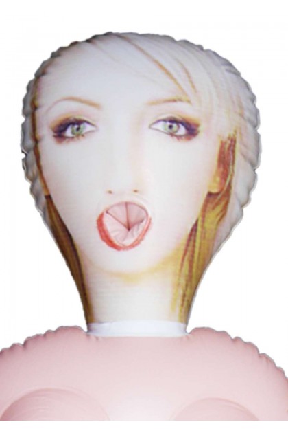 Poupée gonflable européenne avec 3 trous et vrai visage 3d - BRUKSEL