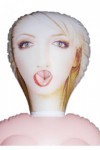 Poupée gonflable européenne avec 3 trous et vrai visage 3d - BRUKSEL