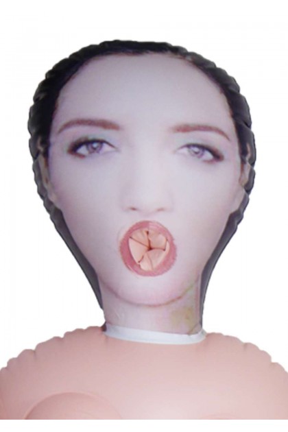 Poupée gonflable italienne avec 3 trous et vrai visage 3d - ROMA