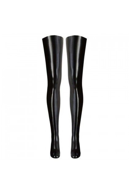 BAS EN LATEX NOIRS - L/XL
