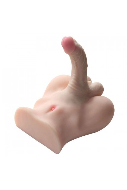 Masturbateur réaliste anus + pénis 17cm - Love Shop Avenue