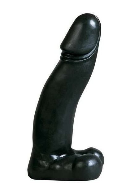 GODE GÉANT LISSE ET ALL BLACK 42CM