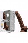 Gode réaliste marron double densité n° 1 - 17,5 CM