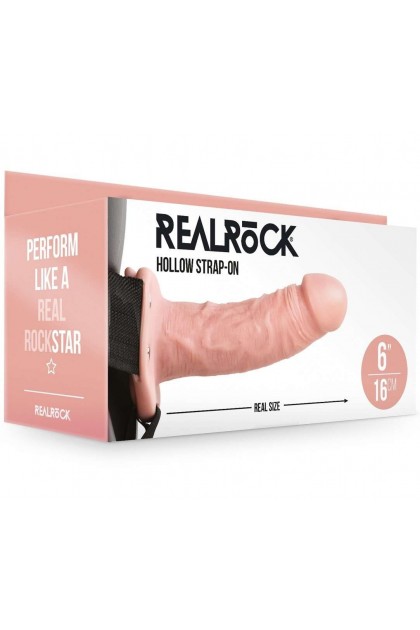 Gode ceinture creux réaliste - 16 CM - Love Shop Avenue