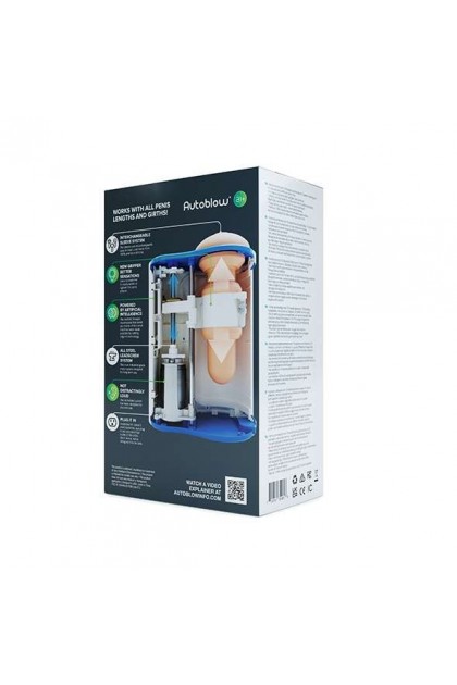 MASTURBATEUR AUTOMATIQUE AUTOBLOW 2+XT AI+ MACHINE-MODÈLE TRANSPARENT
