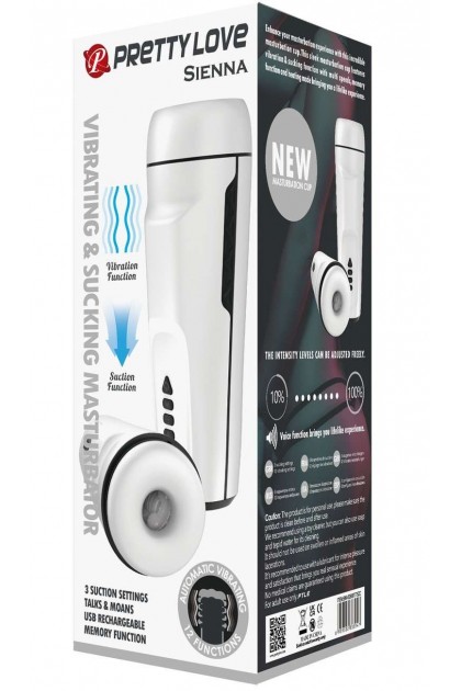 Masturbateur usb vibrant et aspirant sienna - Love Shop Avenue