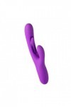 VIBROMASSEUR RABBIT TAPPING POUR POINT G BORA VIOLET