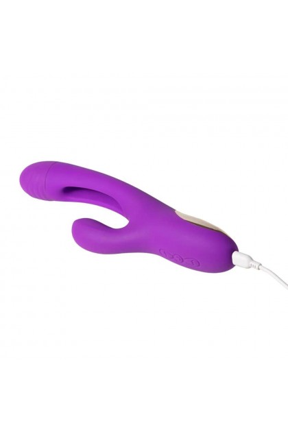 VIBROMASSEUR RABBIT TAPPING POUR POINT G BORA VIOLET