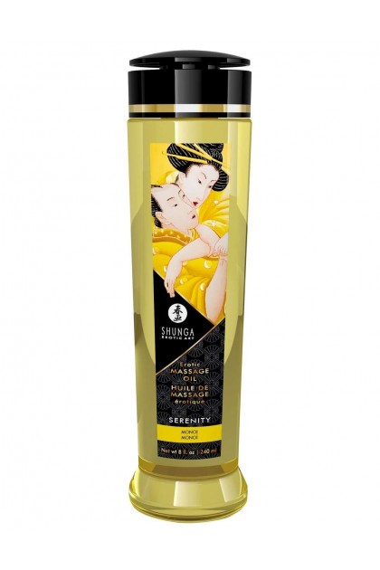 Huile de massage shunga - SERENITY MONOI - Love Shop Avenue
