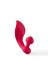 Vibromasseur double clitoris et  anal lamia rouge - Love Shop Avenue