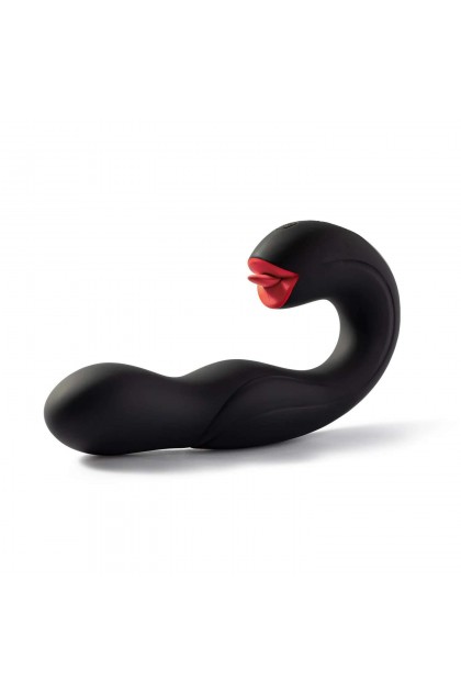 Vibromasseur point g à tête rotative  et lécheur de clitoris joi no