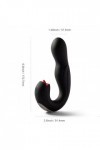 Vibromasseur point g à tête rotative  et lécheur de clitoris joi no