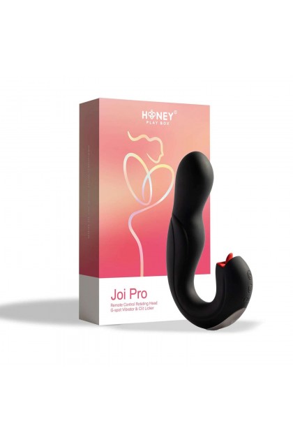 Vibromasseur point g à tête rotative  et lécheur de clitoris joi no