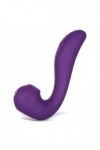 Vibromasseur 3 en 1 point g et suceur de clitoris angel violet
