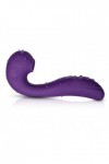 Vibromasseur 3 en 1 point g et suceur de clitoris angel violet