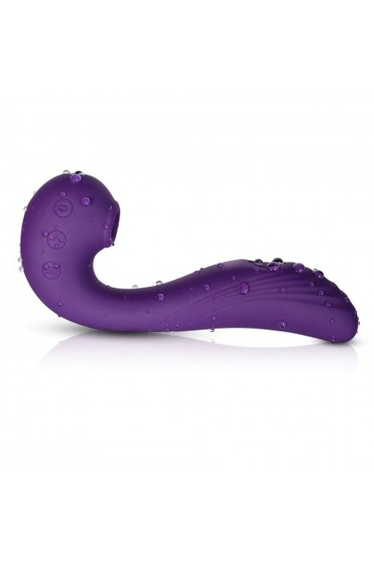 Vibromasseur 3 en 1 point g et suceur de clitoris angel rose