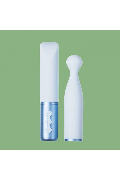 Vibromasseur têtes interchangeables aquamarine bleu