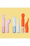 Vibromasseur têtes interchangeables partschinite orange