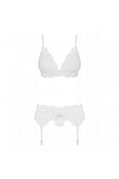 ENSEMBLE LINGERIE BLANCHE 810-SEG-2 SET - L/XL