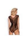 BODY OUVERT NOIR B112 TEDDY - OBSESSIVE - S/M/L