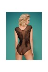 BODY OUVERT NOIR B112 TEDDY - OBSESSIVE - S/M/L