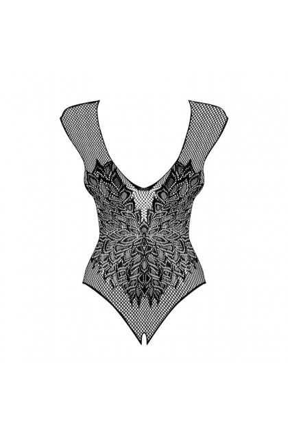 BODY OUVERT NOIR B112 TEDDY - OBSESSIVE - S/M/L