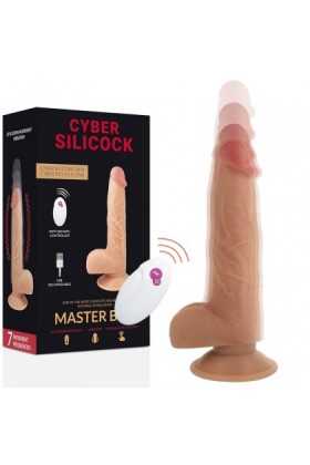 GODE VIBRANT SILICONE ULTRA RÉALISTE VA ET VIENT MASTER BEN 23.88CM