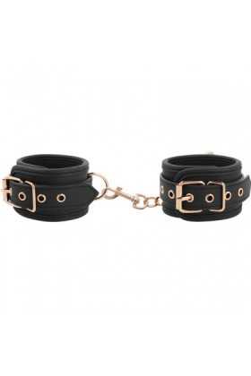 MENOTTES POUR CHEVILLE EN CUIR VEGAN NOIRE COQUETTE FANTASY