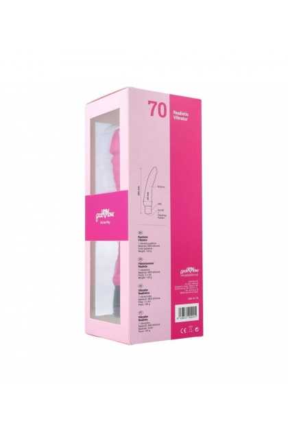 VIBROMASSEUR RÉALISTE ROSE 20,5 CM - Nº 70