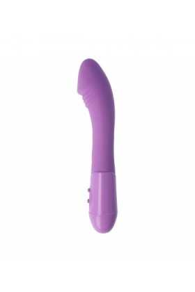 VIBROMASSEUR POINT G RECHARGEABLE EN SILICONE VIOLET 20 CM - Nº 76