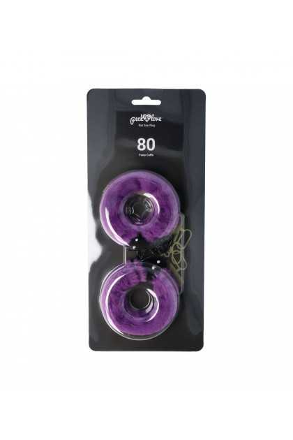 MENOTTES POIGNETS EN FOURRURE VIOLET Nº 80