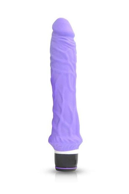 GODE REALISTE VIBRANT SILICONE VIOLET 24CM