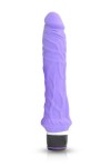 Gode realiste vibrant silicone violet 24cm - Love Shop Avenue