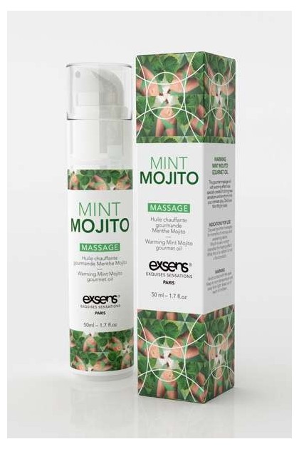 HUILE DE MASSAGE GOURMANDE CHAUFFANTE MOJITO