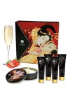 COFFRET SHUNGA MASSAGE SECRETS DE GEISHA - FRAISE