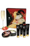 COFFRET SHUNGA MASSAGE SECRETS DE GEISHA - FRAISE