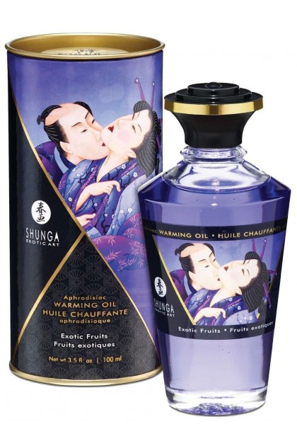 Huile aphrodisiaque shunga fruits exotiques - Love Shop Avenue