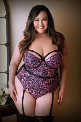 ENSEMBLE PORTE-JARRETELLES 2 PIÈCES IMPRIMÉ SERPENT VIVIANNE - 3XL/4XL