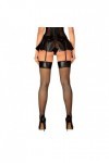 BAS PORTE-JARRETELLE NOIR DARKESSIA STOCKING - S/M