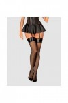 BAS PORTE-JARRETELLE NOIR DARKESSIA STOCKING - S/M