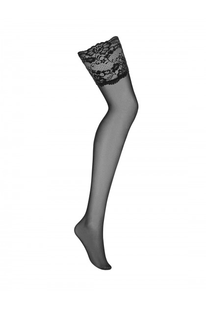 Bas porte-JARRETELLE 810-STO-1 STOCKINGS NOIR - L/XL