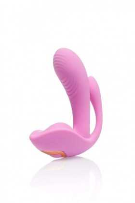 STIMULATEUR VIBRANT TROIS EN UN ROSE TAKE THEM ALL