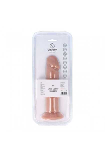 GODE VENTOUSE RÉALISTE VIRGITE R24 - 21,5 CM