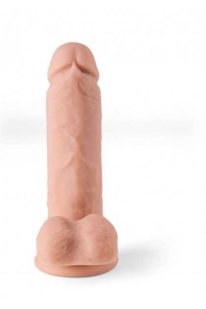 VIBROMASSEUR RÉALISTE "R12" CHAIR 14.4CM AVEC TÉLÉCOMMANDE