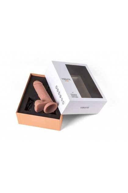 VIBROMASSEUR RÉALISTE "R12" CHAIR 14.4CM AVEC TÉLÉCOMMANDE