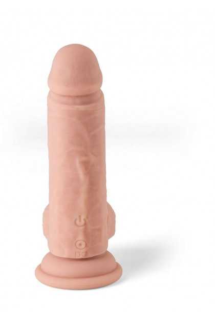 VIBROMASSEUR RÉALISTE "R12" CHAIR 14.4CM AVEC TÉLÉCOMMANDE